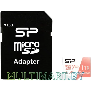 Карта памяти Silicon-Power Superior microSDXC 1TB с адаптером (SP001TBSTXDV3V20SP)